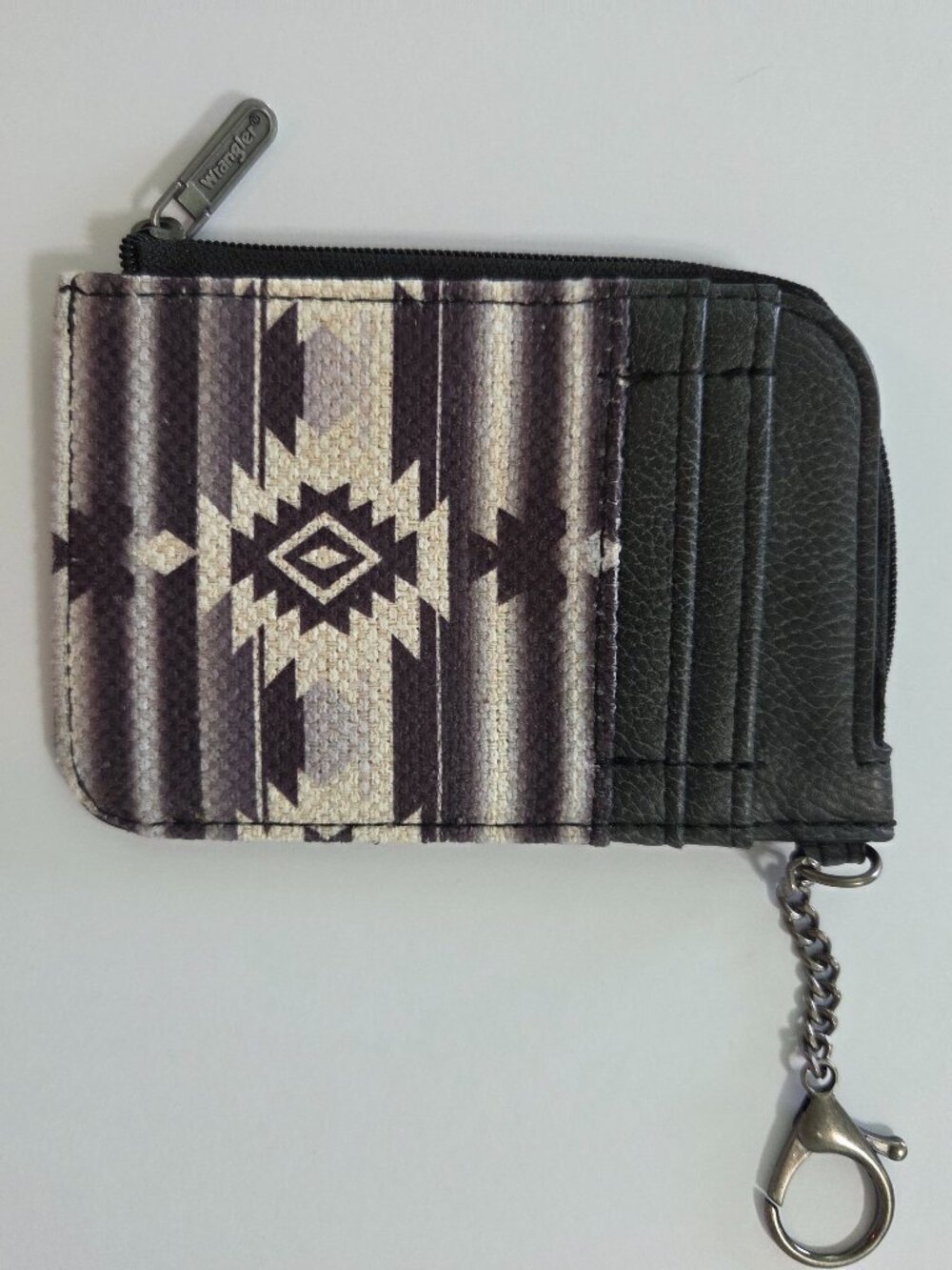 Wrangler Southwestern Card Holder Coin Purse Keychain Wallet - NWOT - Never Used